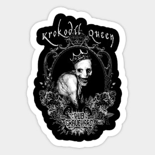 Krokodil Queen Sticker